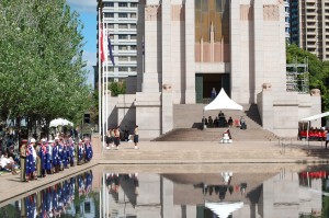Pool of Remembrance en ANZAC War Memorial